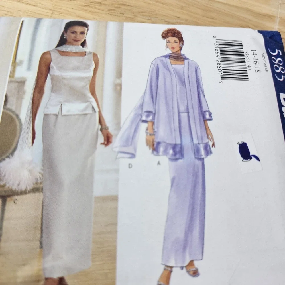 N/A butterick 5885